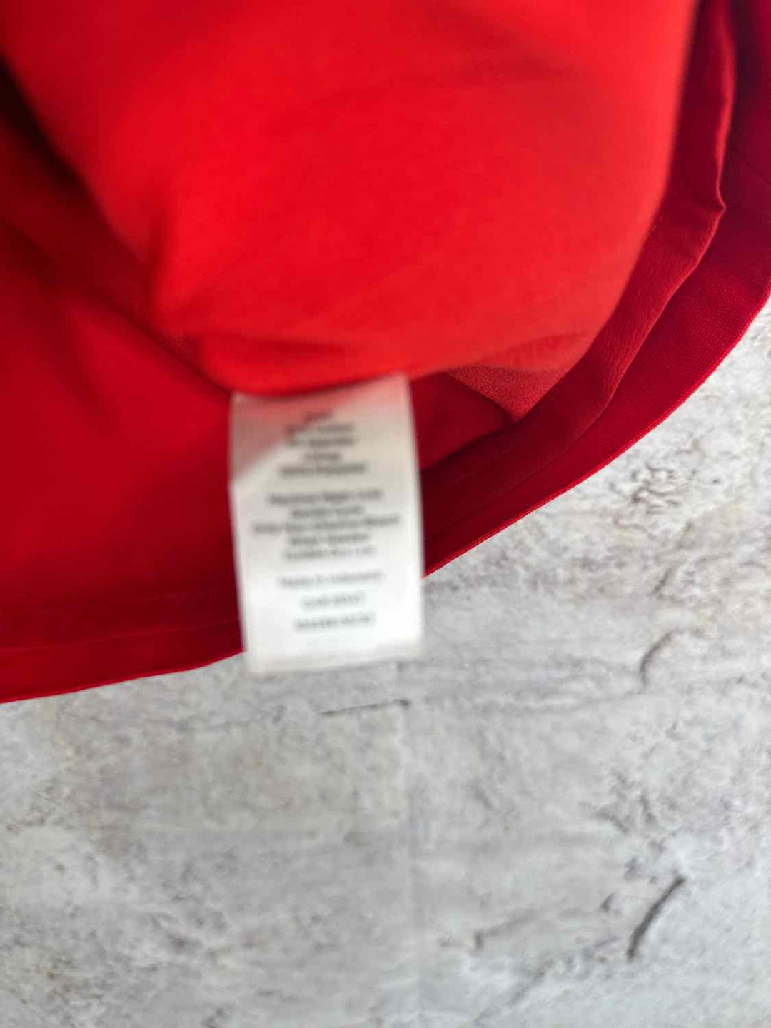 Talbots Size 14 Red knee length skirt
