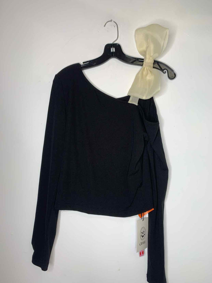Cider Women Size L Black long sleeve top