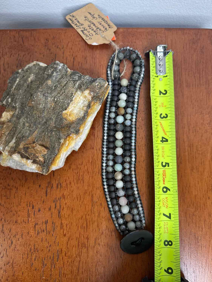 Stone Addiction Size OS Grey Excellent Bracelet