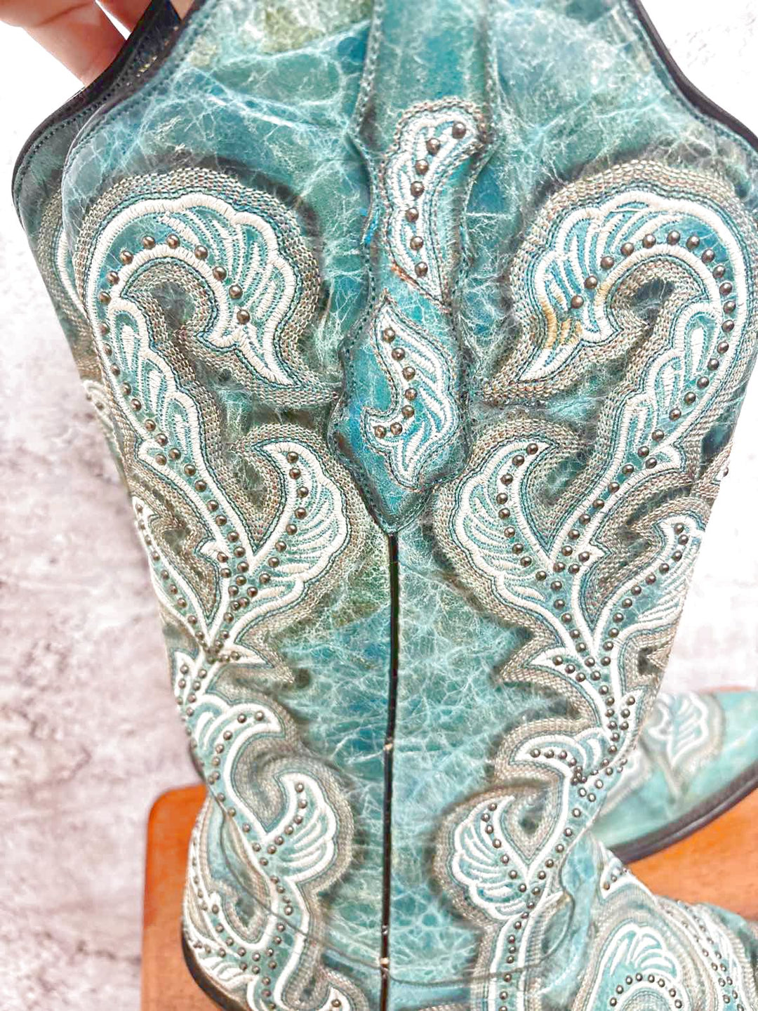 Corral Shoe Size 9.5 Teal cowgirl boot
