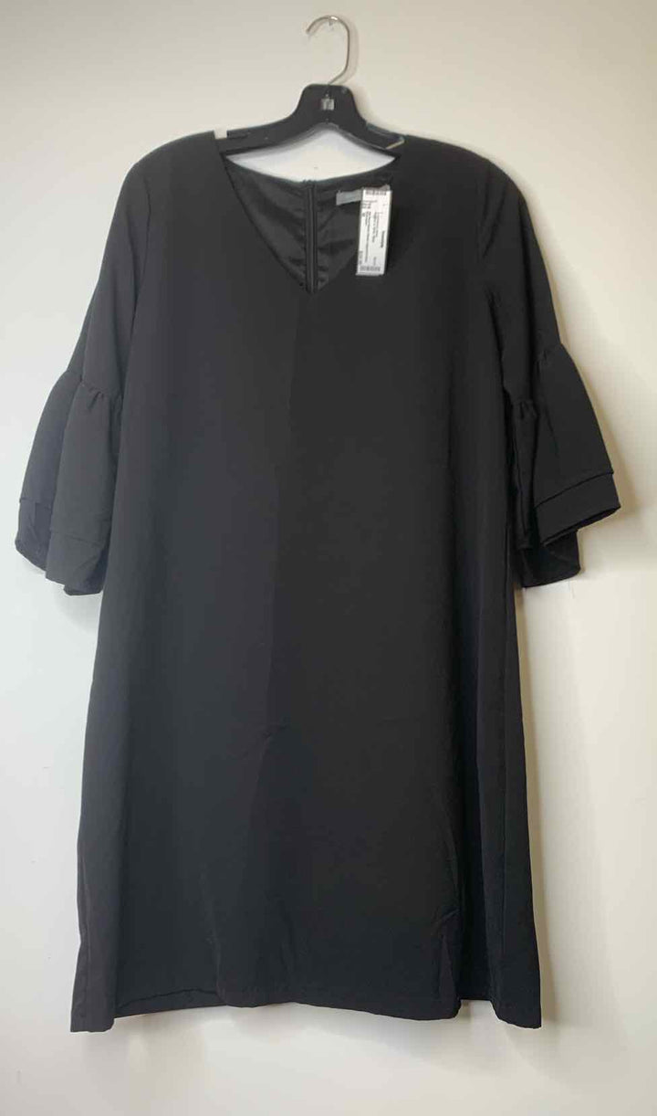 Women Size M Belongsei Black long sleeve dress