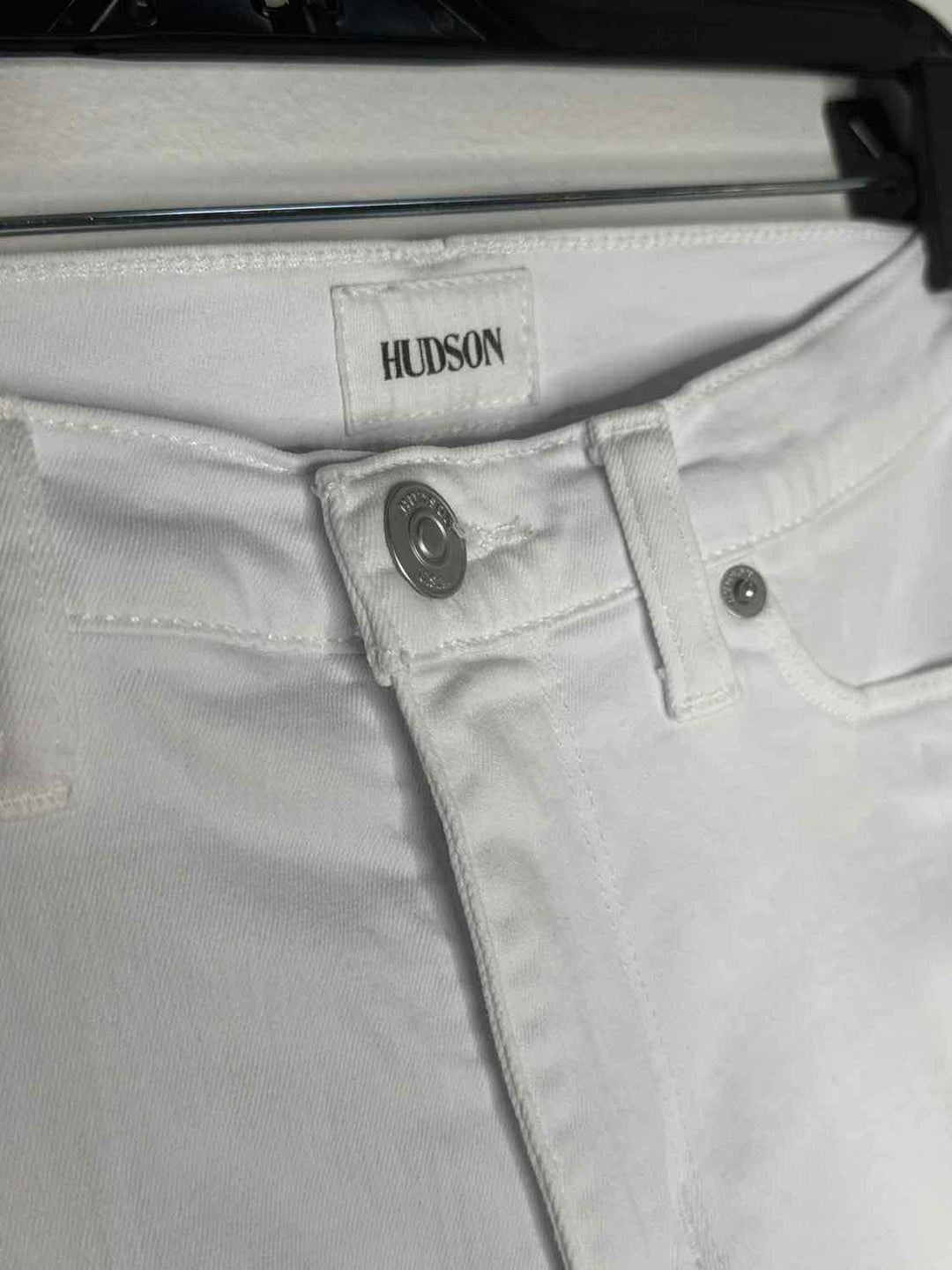 Hudson Size 28 White Jeans