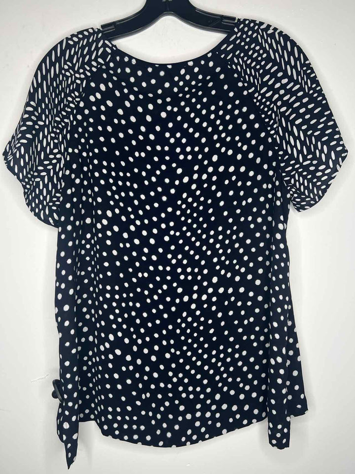 Loft Women Size L polkadot short sleeve top