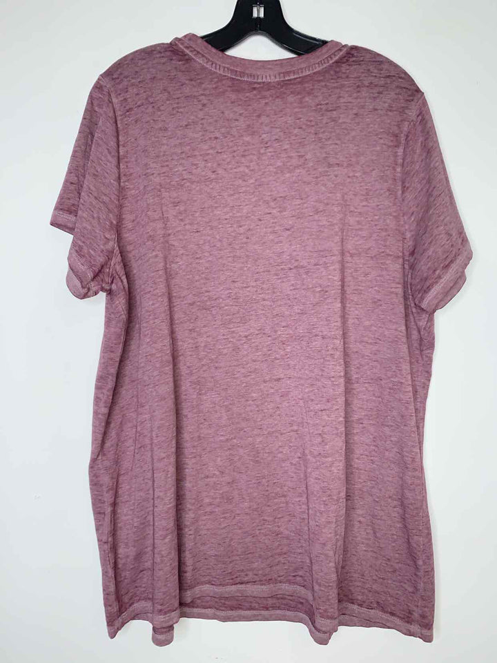 Lane Bryant Women Size 18/20 maroon tee shirt