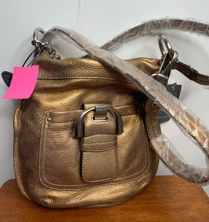 B Makowsky Metallic crossbody