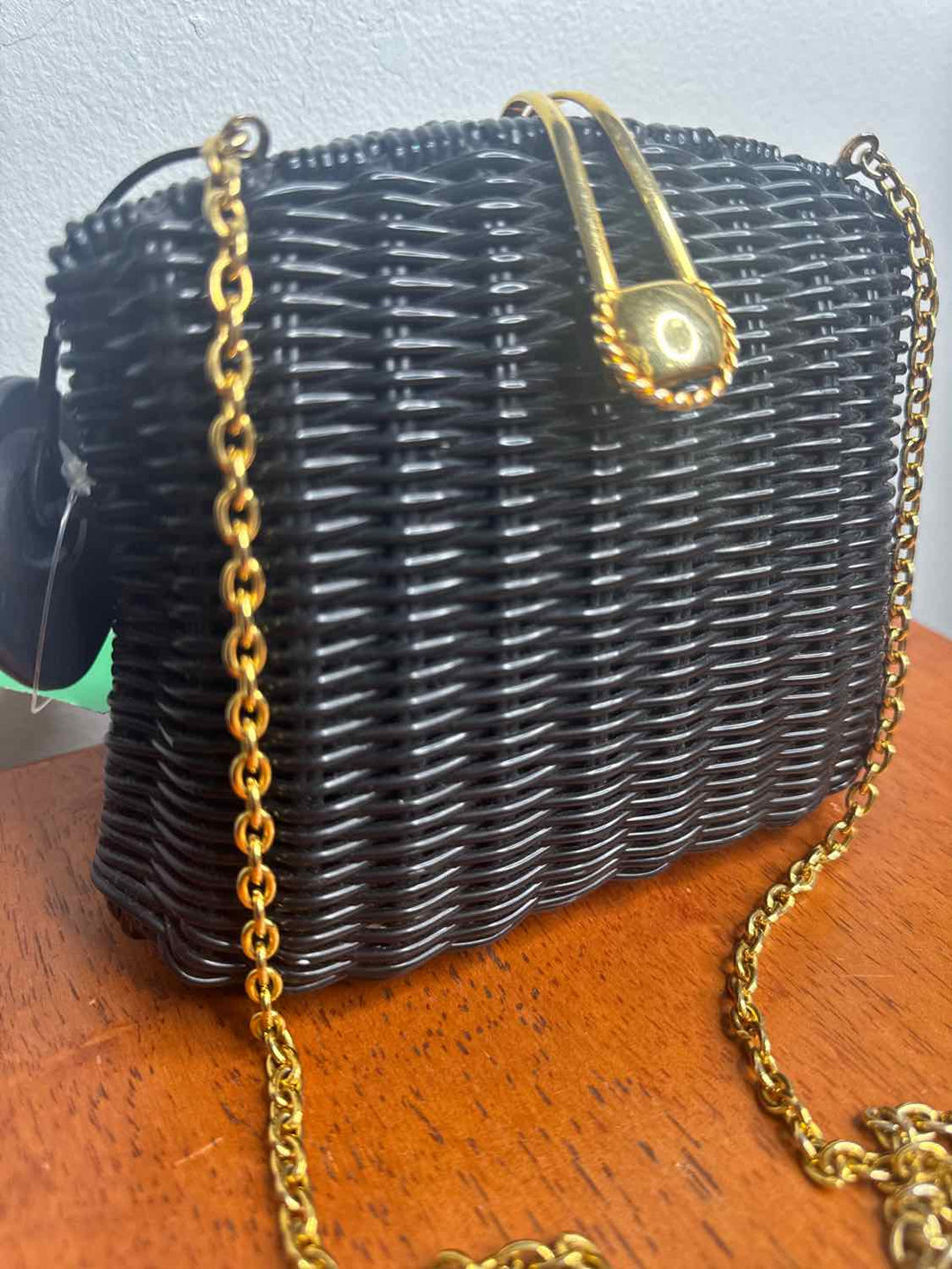 Black evening bag