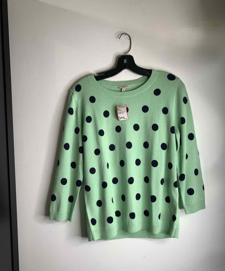Talbots polkadot Women Size M sweater