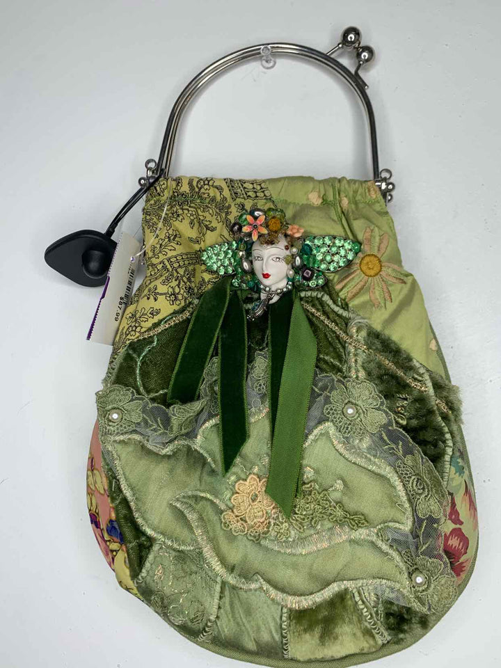 Susans Satchels Green evening bag