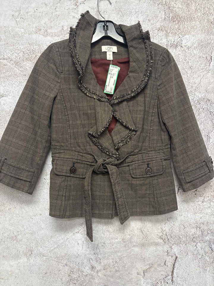 Loft Brown Women Size 4P jacket