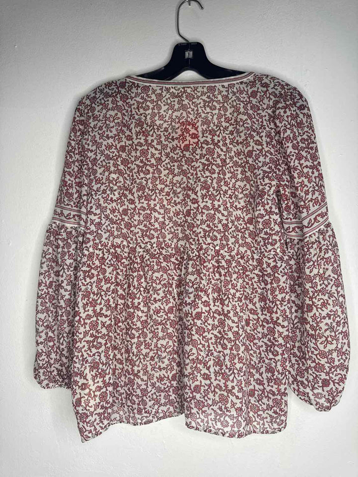 Max Studio Size XS Floral Button Down long sleeve top