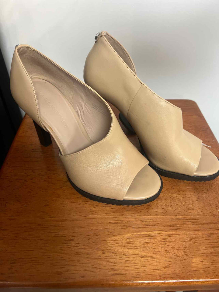 Karl lagerfeld tan W Shoe Size 7.5 high heel