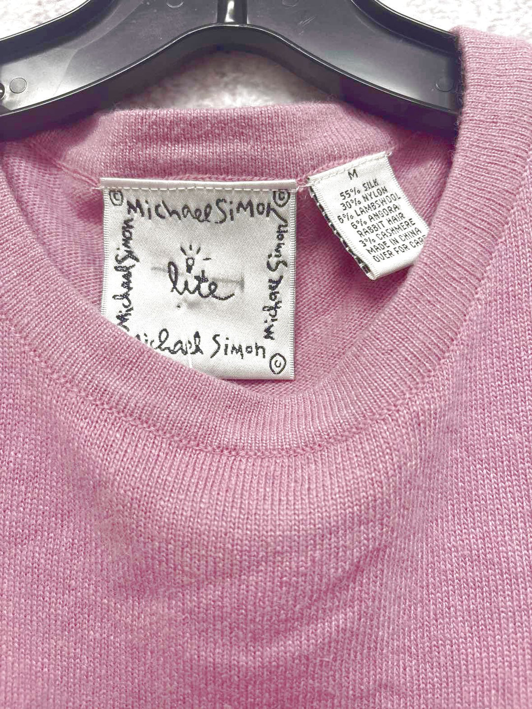 Michael Simon Size S Purple short sleeve top