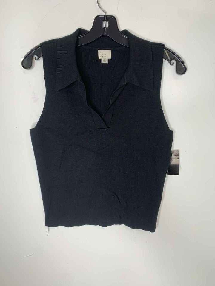 A New Day Women Size L Black sleeveless
