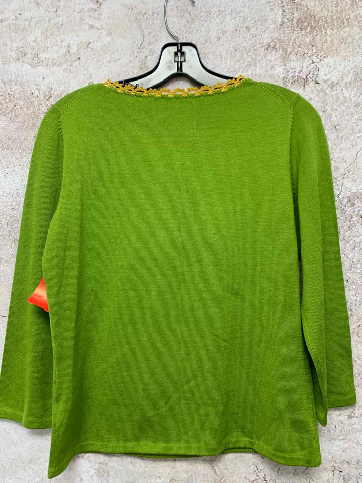 Michael Simon Size S Green NWOT cardigan