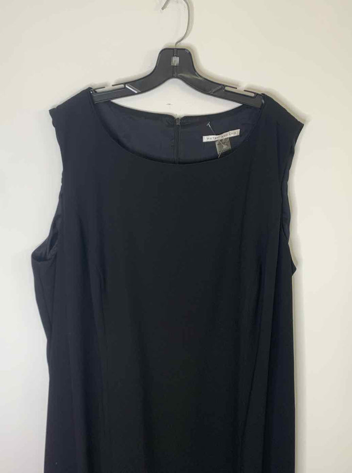 Women Size 22W Peter Nygard Black sleeveless dress