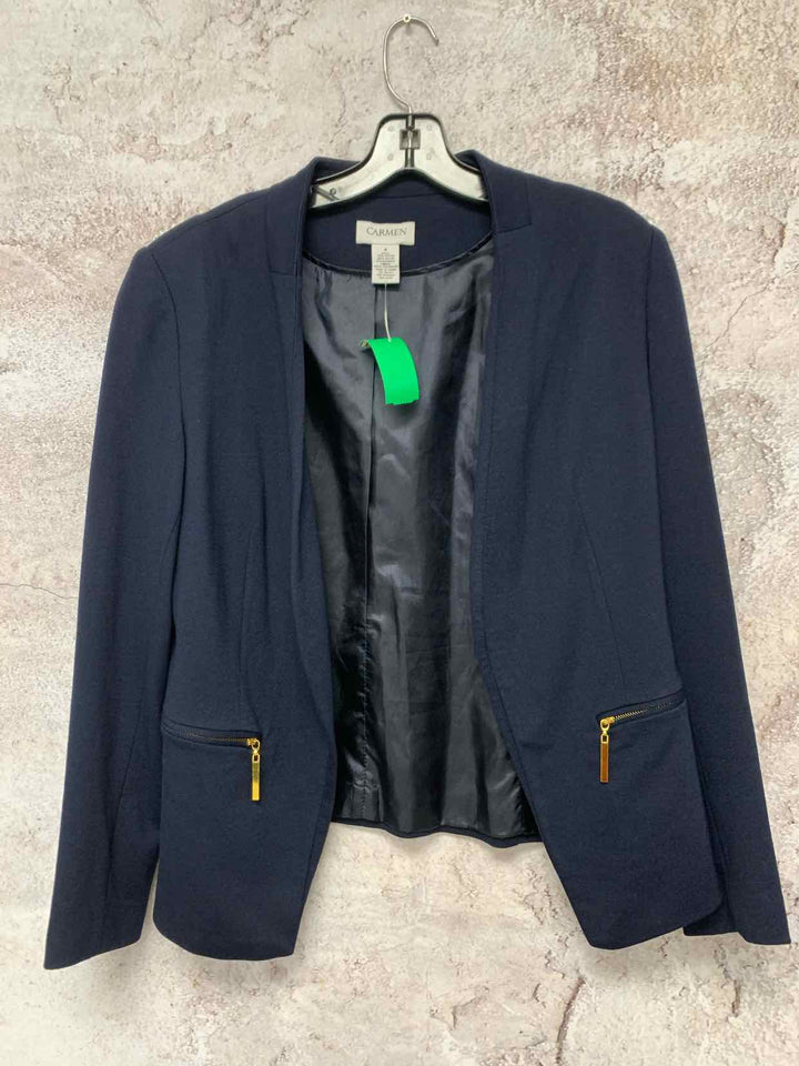 Carmen Navy Women Size 6 jacket
