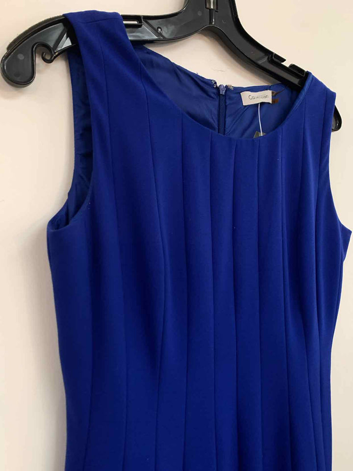 Women Size 6 Calvin Klein Blue sleeveless dress