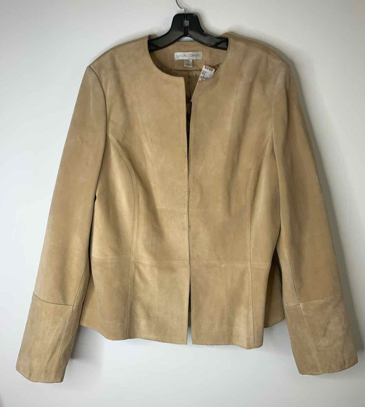 Casual Corner Beige Women Size XL jacket