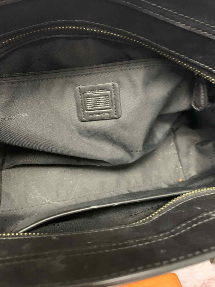 Coach Black Print Purse