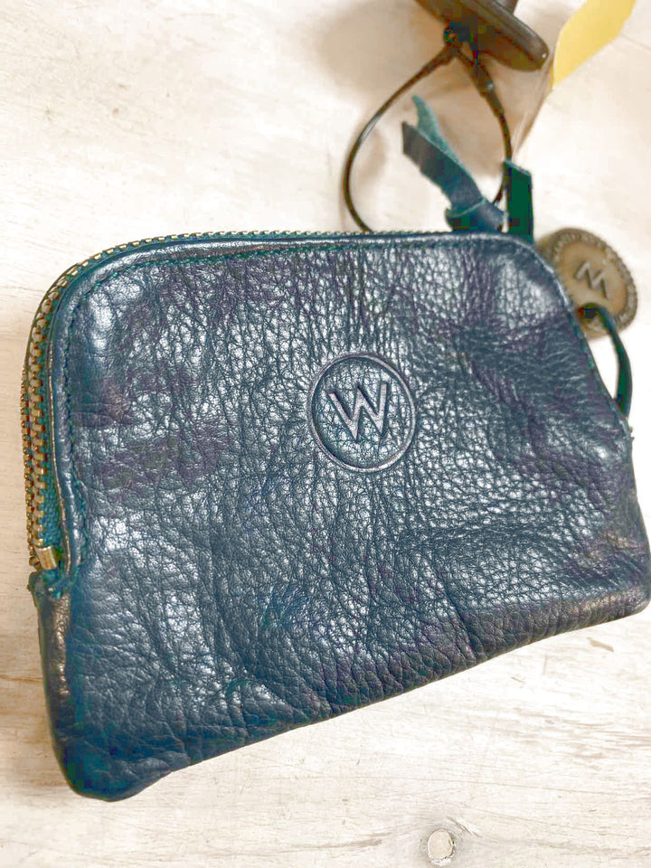 Wanderers Travel Co. Blue wallet