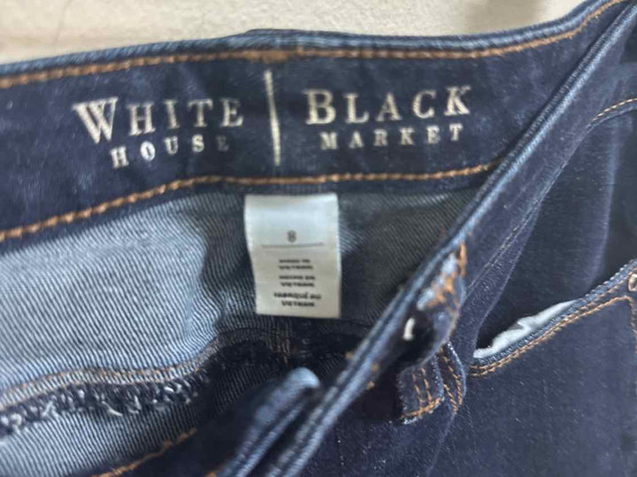 Women Size 8 White Black Market denim Jeans