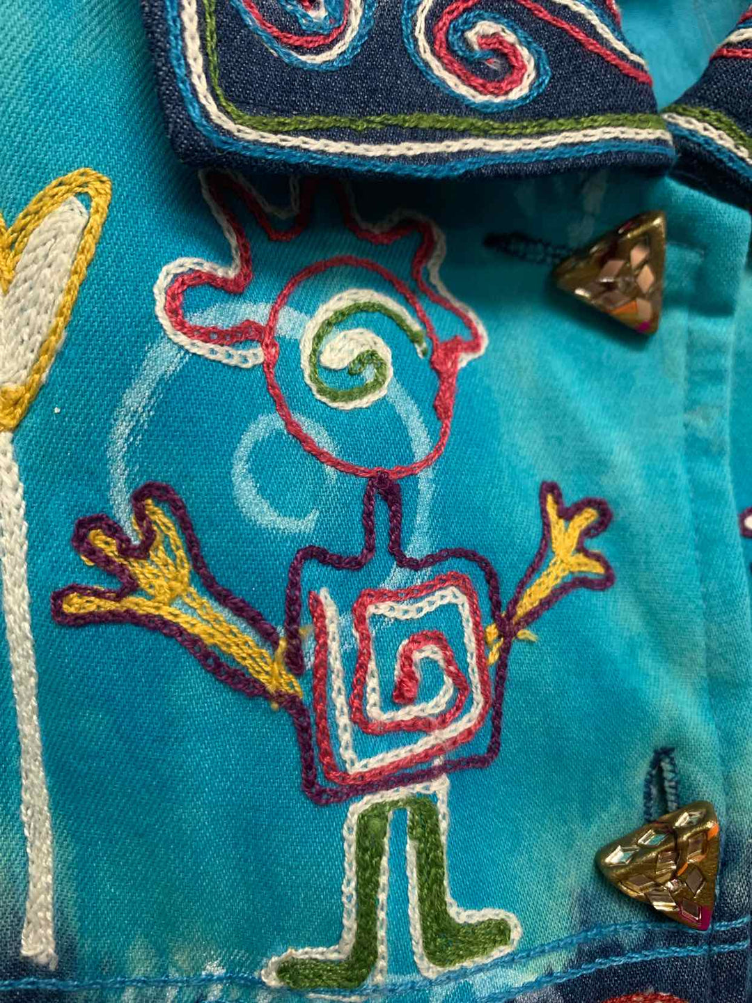 Sandy Starkman Size L Teal jacket