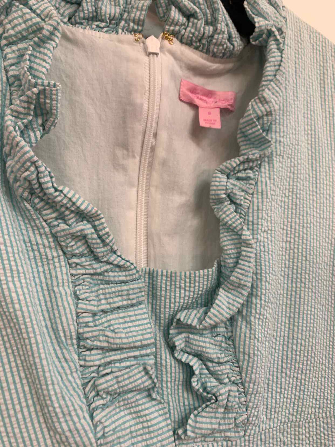Women Size 8 Lilly Pulitzer mint green sleeveless dress