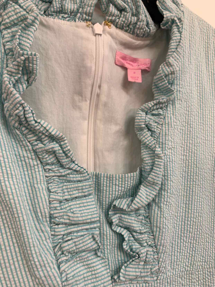 Women Size 8 Lilly Pulitzer mint green sleeveless dress