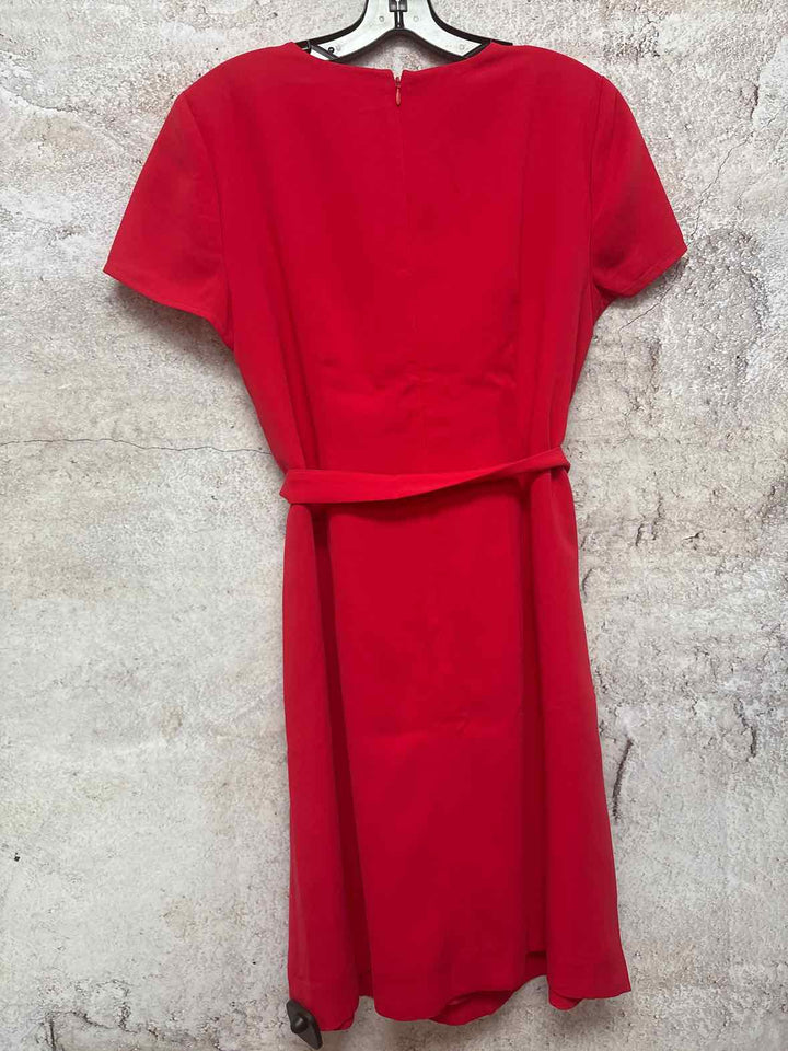 Women Size 10 J Crew Red short sleeve