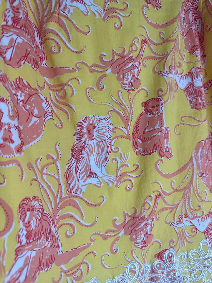 Key West Size 10 Yellow knee length skirt