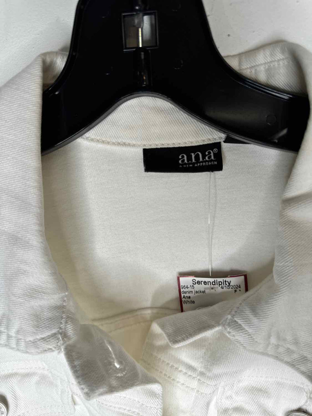 Ana White size large denim jacket