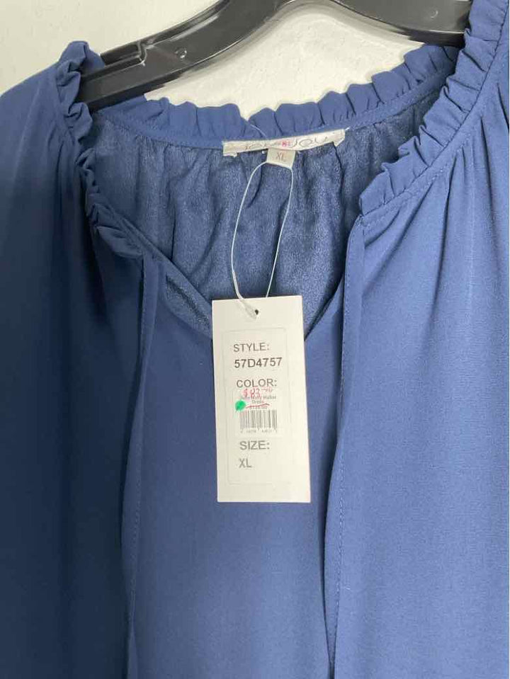 Joy Joy Size XL Blue NWT sleeveless dress