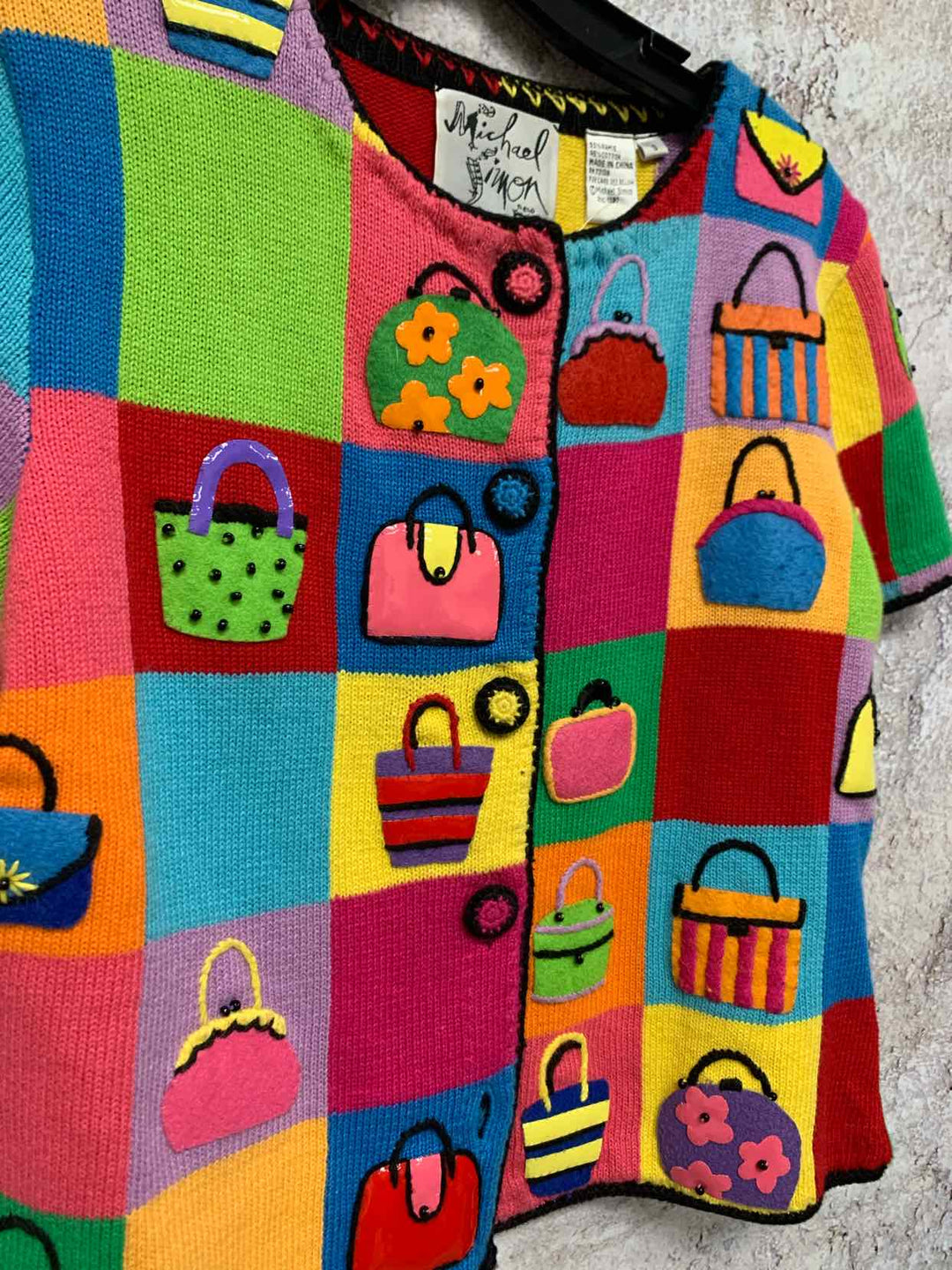 Michael Simon Women Size S Multi-Color cardigan