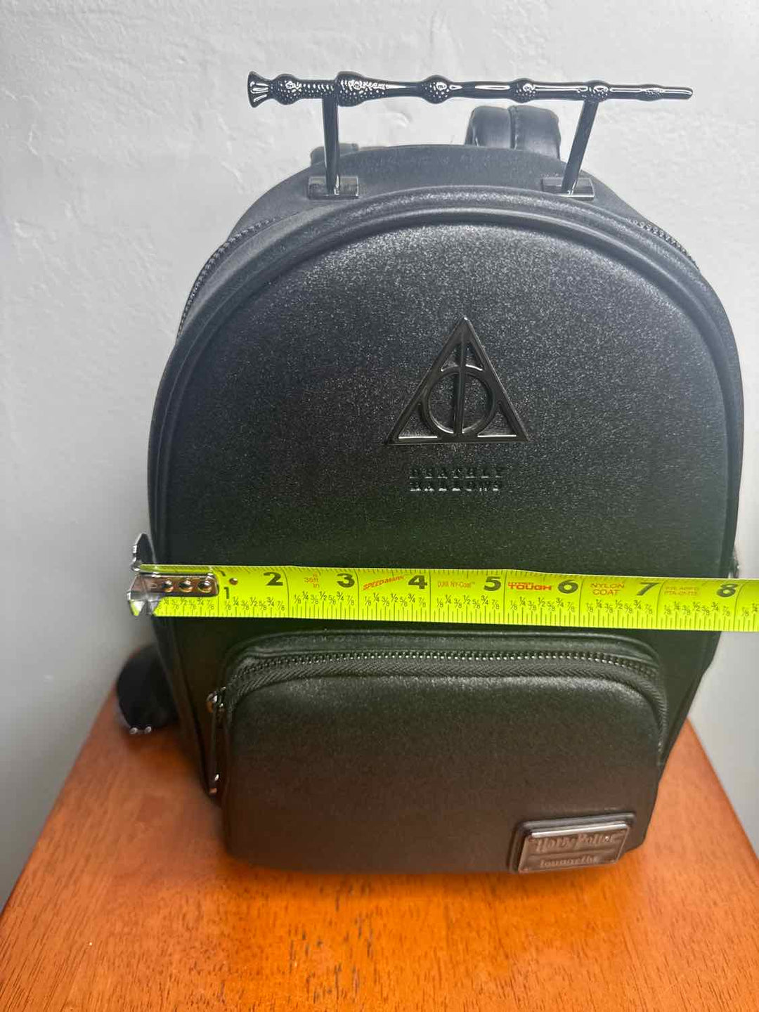 LoungeFly Black backpack purse