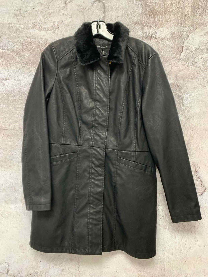 Baccini Black Women Size M jacket