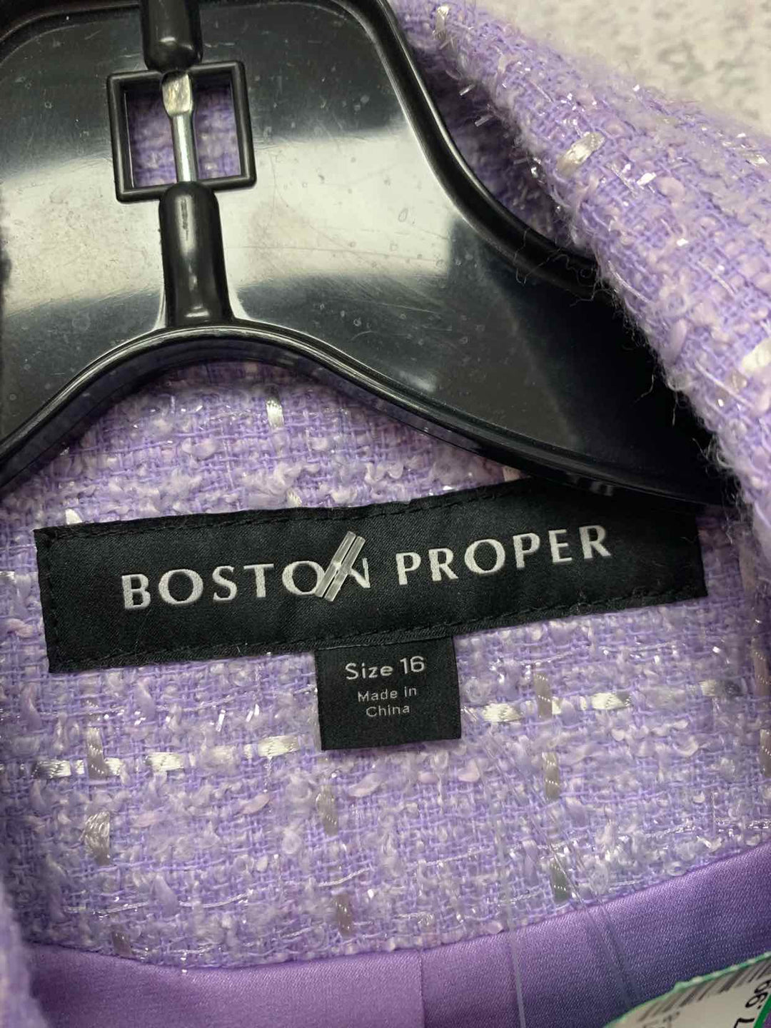 Boston Proper Lavender Women Size 16 jacket