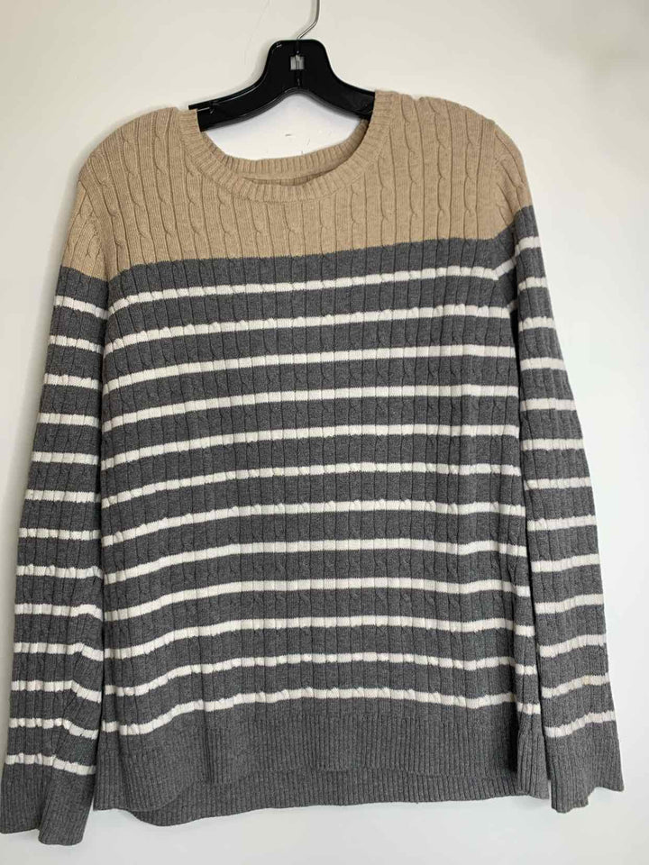 Croft & Barrow striped Women Size XL sweater