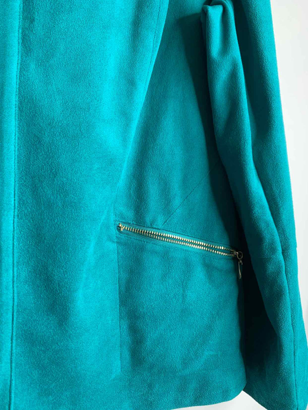 Chicos Teal Women Size 3 jacket