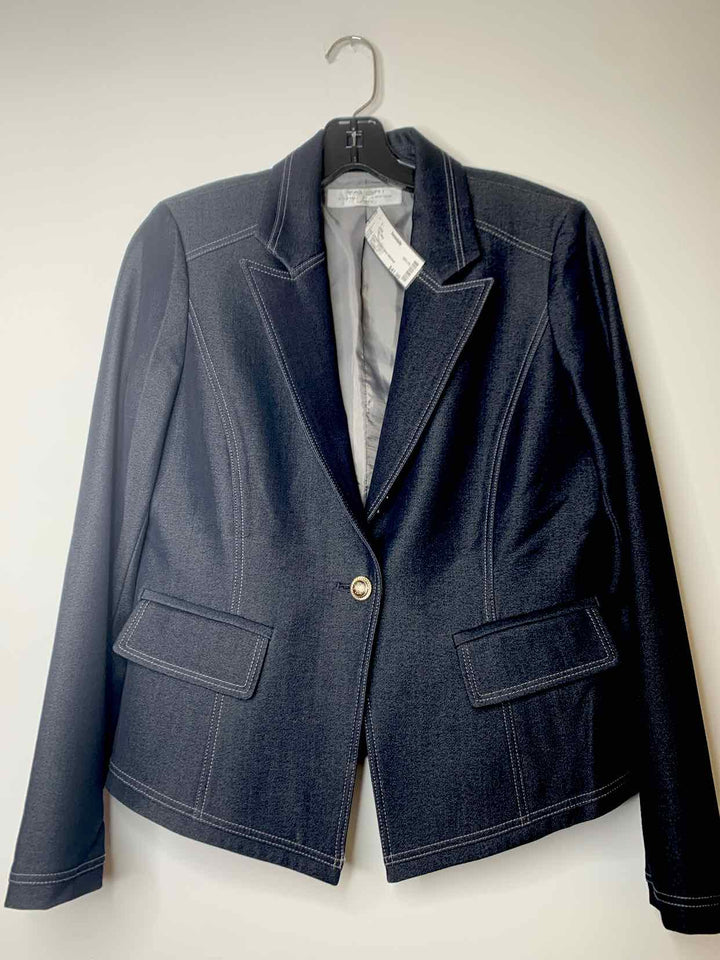 Tahari Navy Women Size Petite jacket