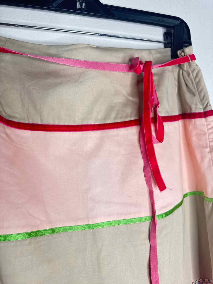 Autograph New York Size 8 Pink knee length skirt