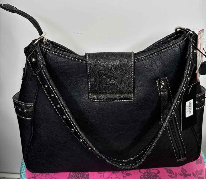 Jessie James Western Black shoulder bag