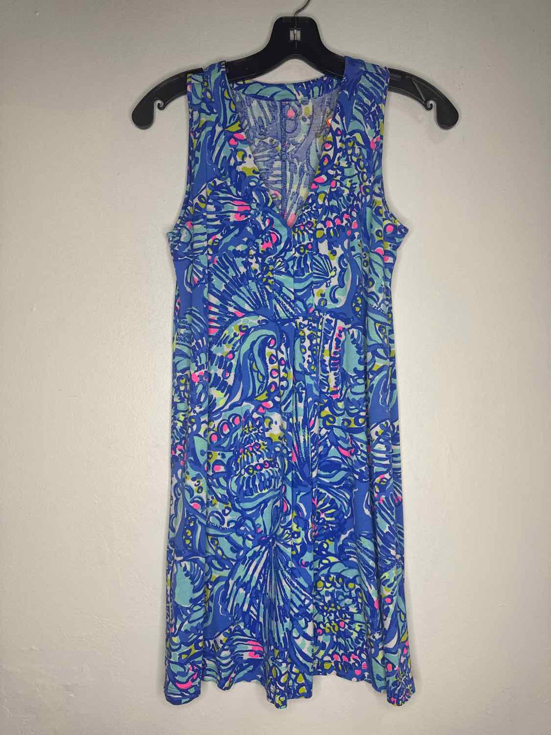Lilly Pulitzer Size XXS Blue Paisley sleeveless dress