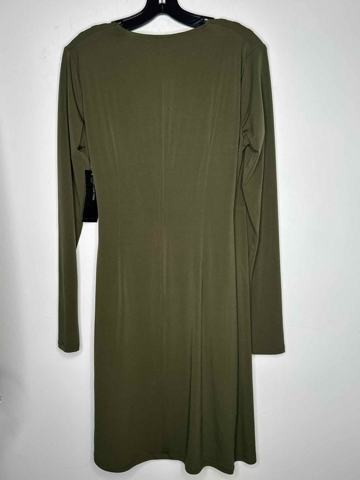 Women Size S Jones of New York Sport Green long sleeve dress