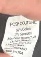 POSH COUTURE Size S Black long sleeve dress