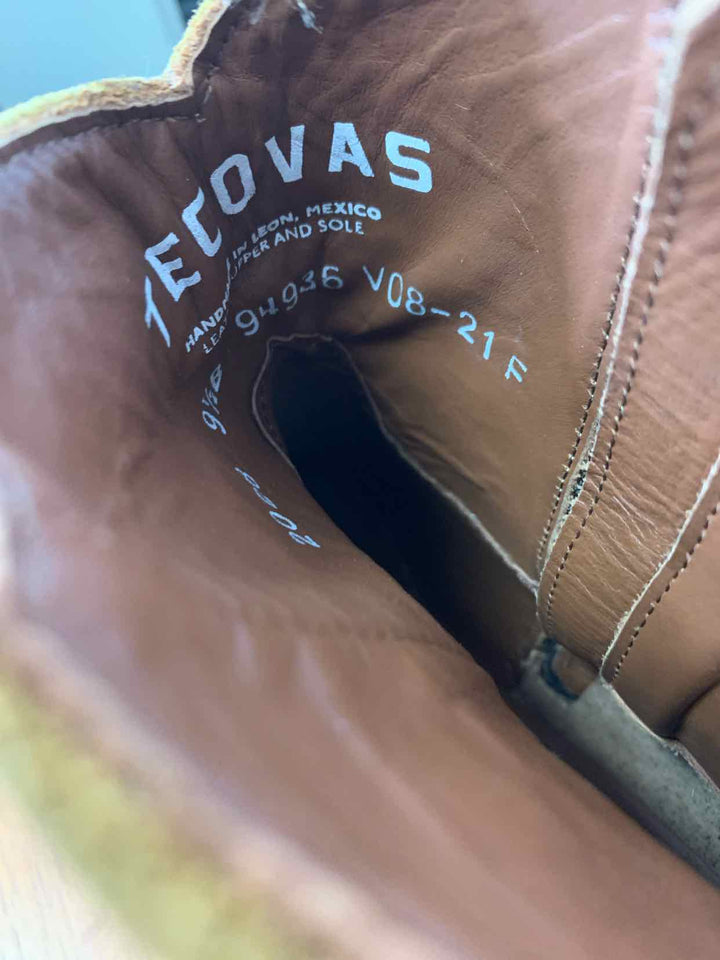 Tecovas Brown W Shoe Size 9.5 ankle boots