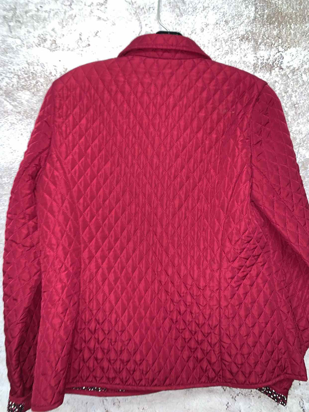 Kim Rogers Burgundy Women Size M jacket