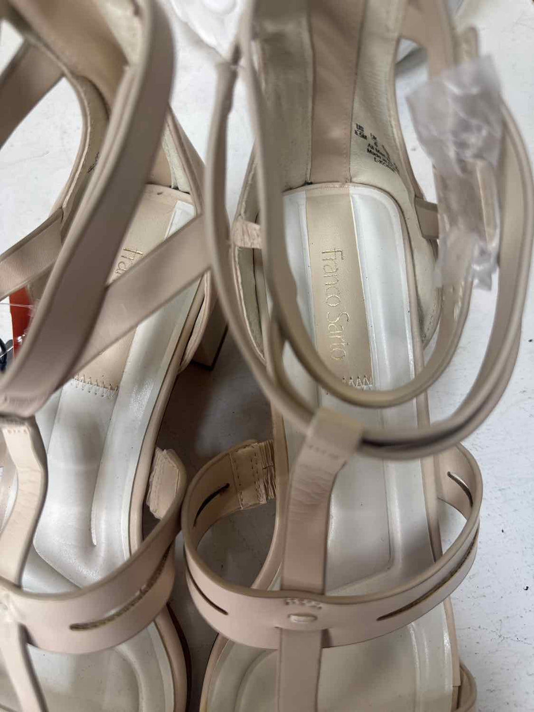 Franco Sarto Shoe Size 8.5 Ivory medium sandal