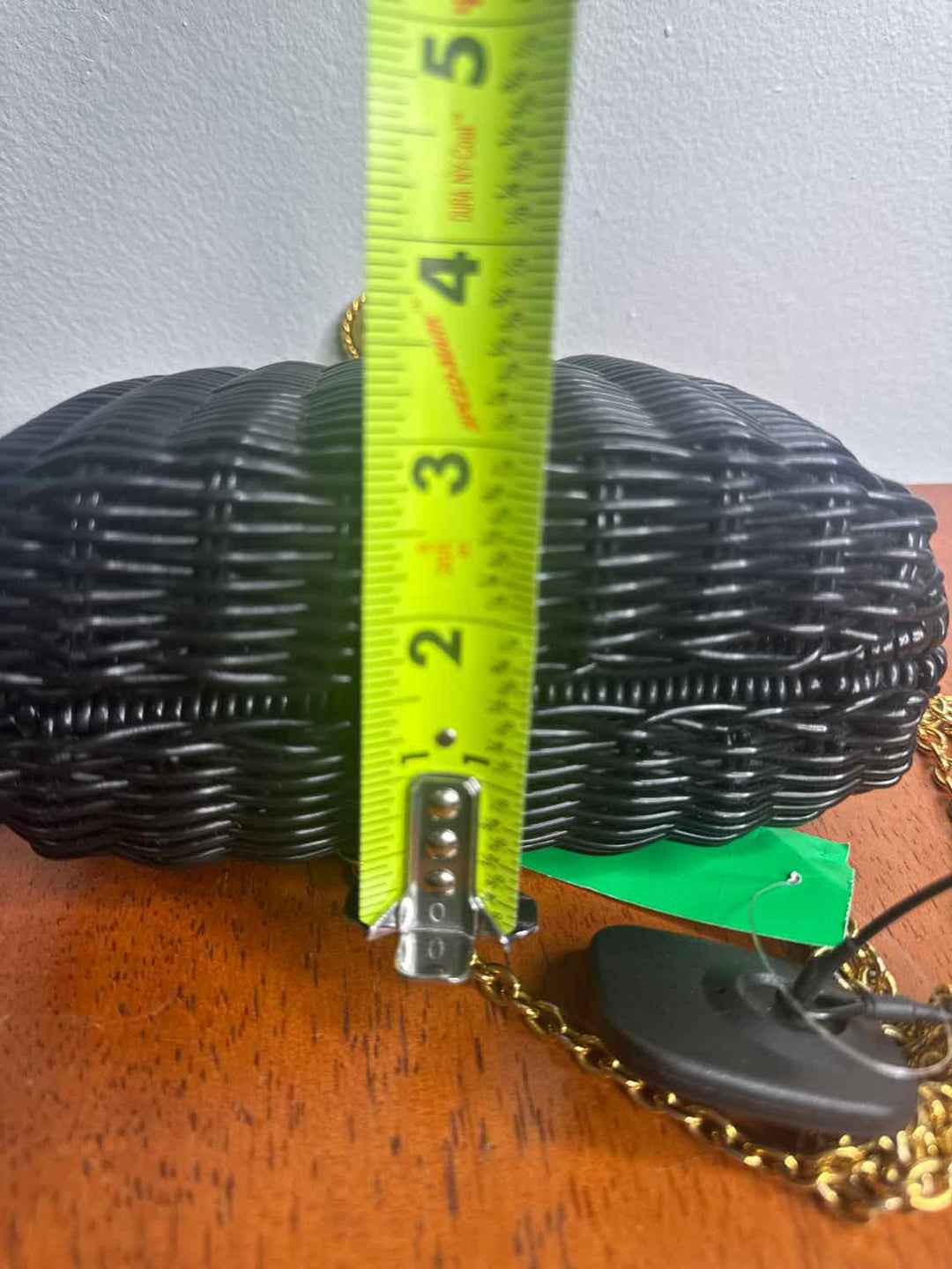 Black evening bag