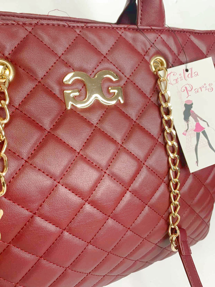 Gilda Paris Burgundy tote bag