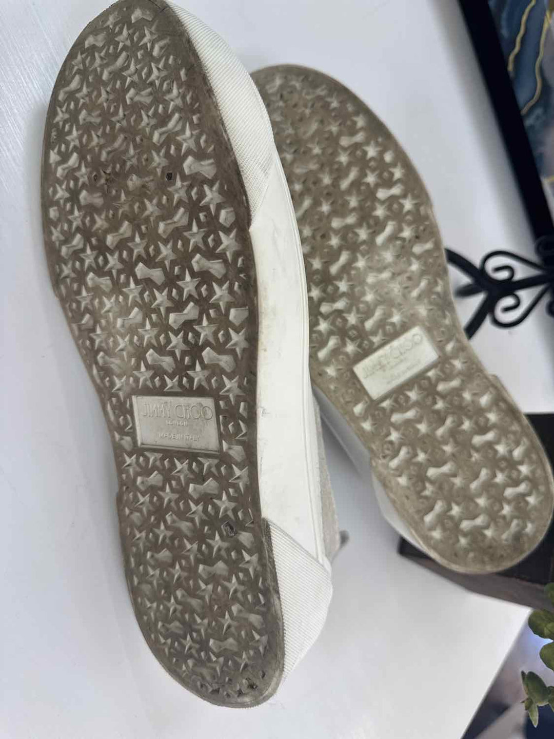 Jimmy Choo White W Shoe Size 38 athletic sneaker